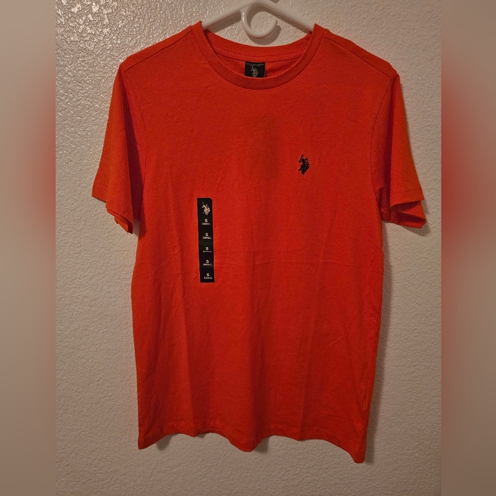 U.S. Polo Assn. Orange Short Sleeve Tee